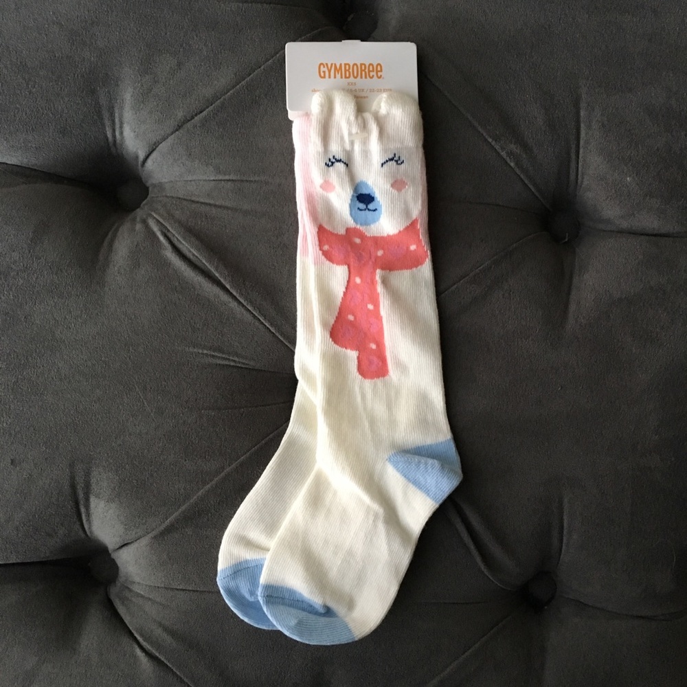 Gymboree Polar Bear Knee High Socks | NWT